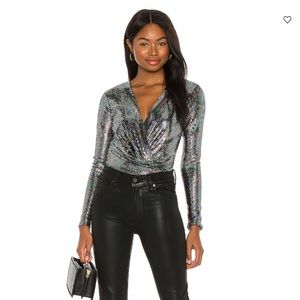 ASTR the label - Tinsley Long Sleeve Bodysuit - S